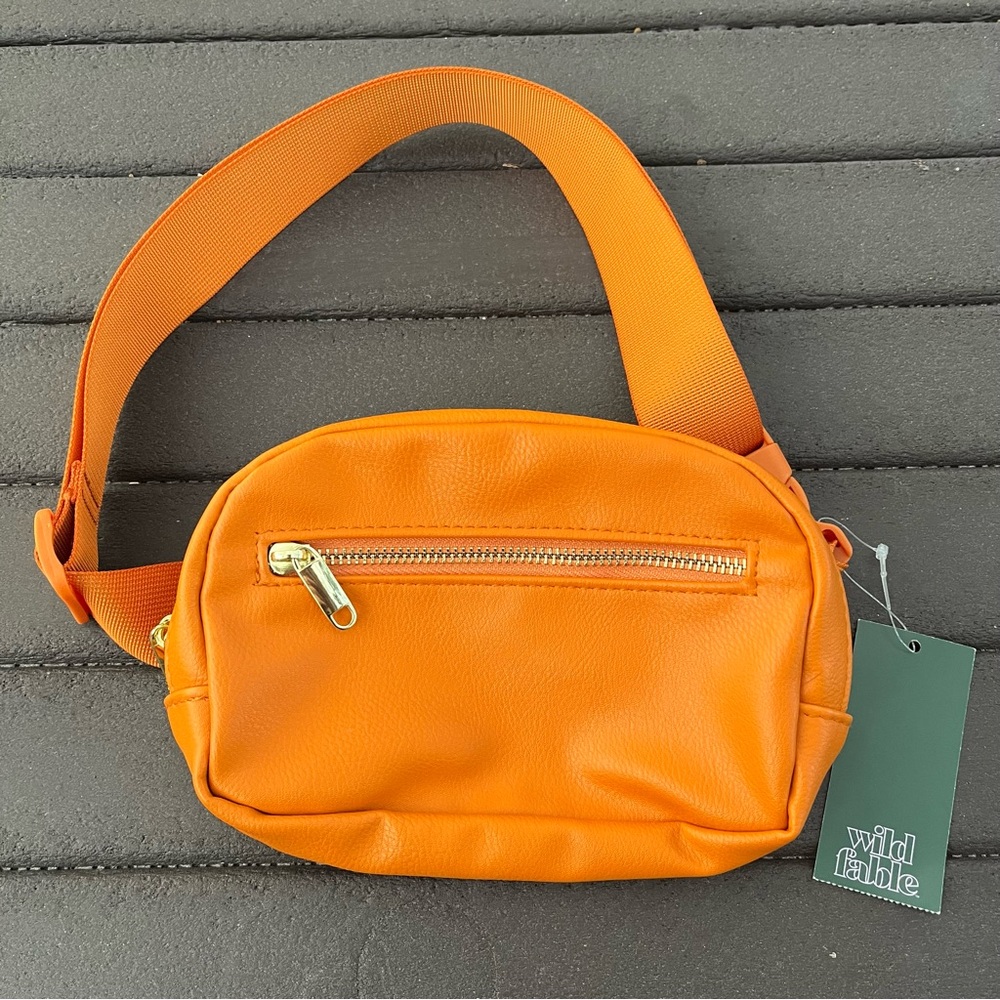 wild fable Orange Crossbody Fanny Pack
